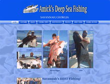 Tablet Screenshot of amicksdeepseafishing.com
